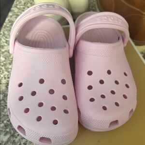 CROCS Kids Light Pink Clogs